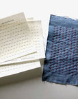 Simple Lined Sashiko Style Mending Patterns
