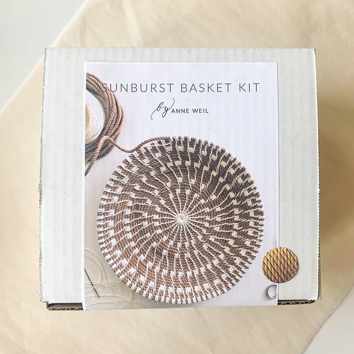Flax &amp; Twine - Sunburst Basket Kit