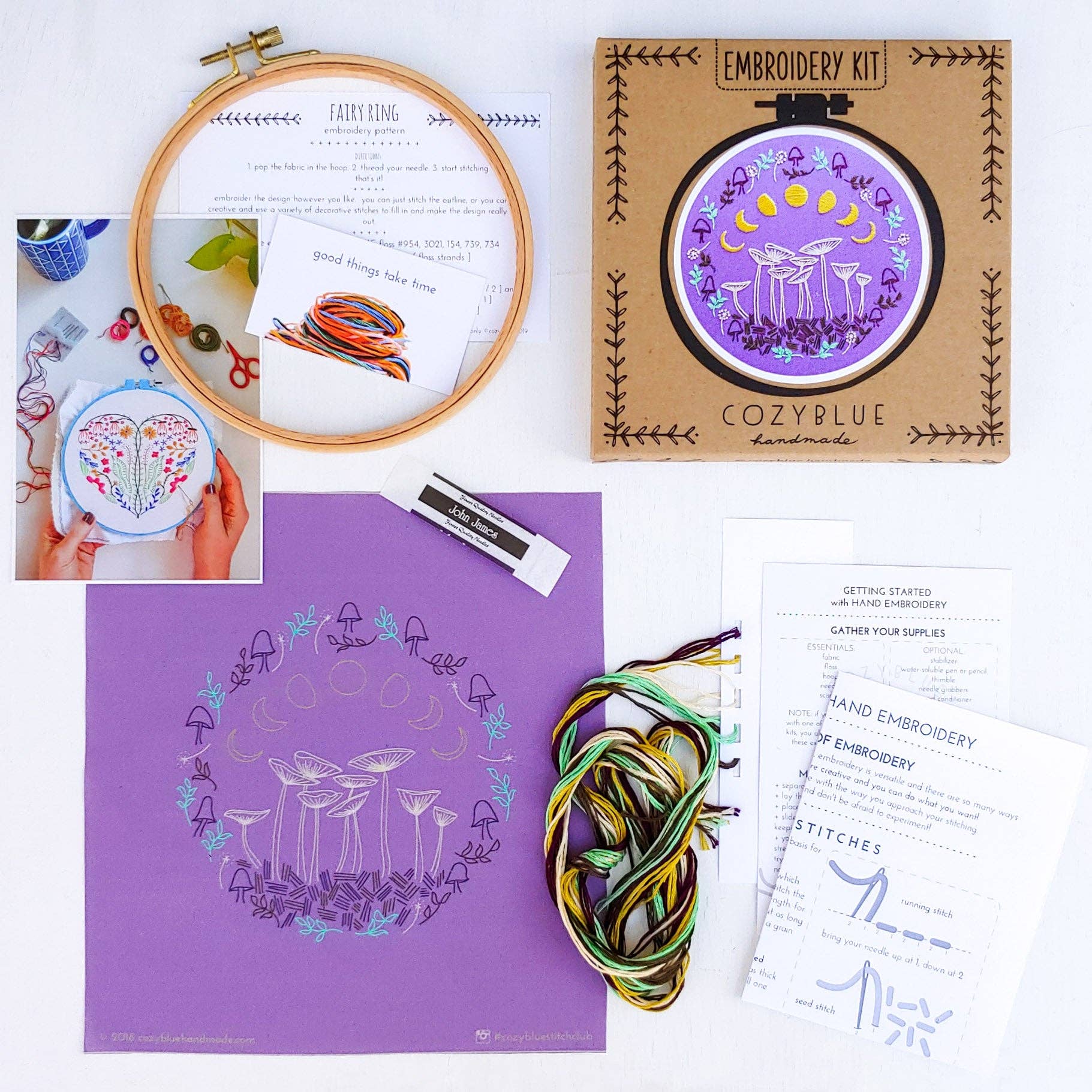 Early Bloomer Embroidery Kit