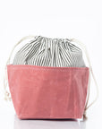 Stylish Waxed Canvas Bin - Medium