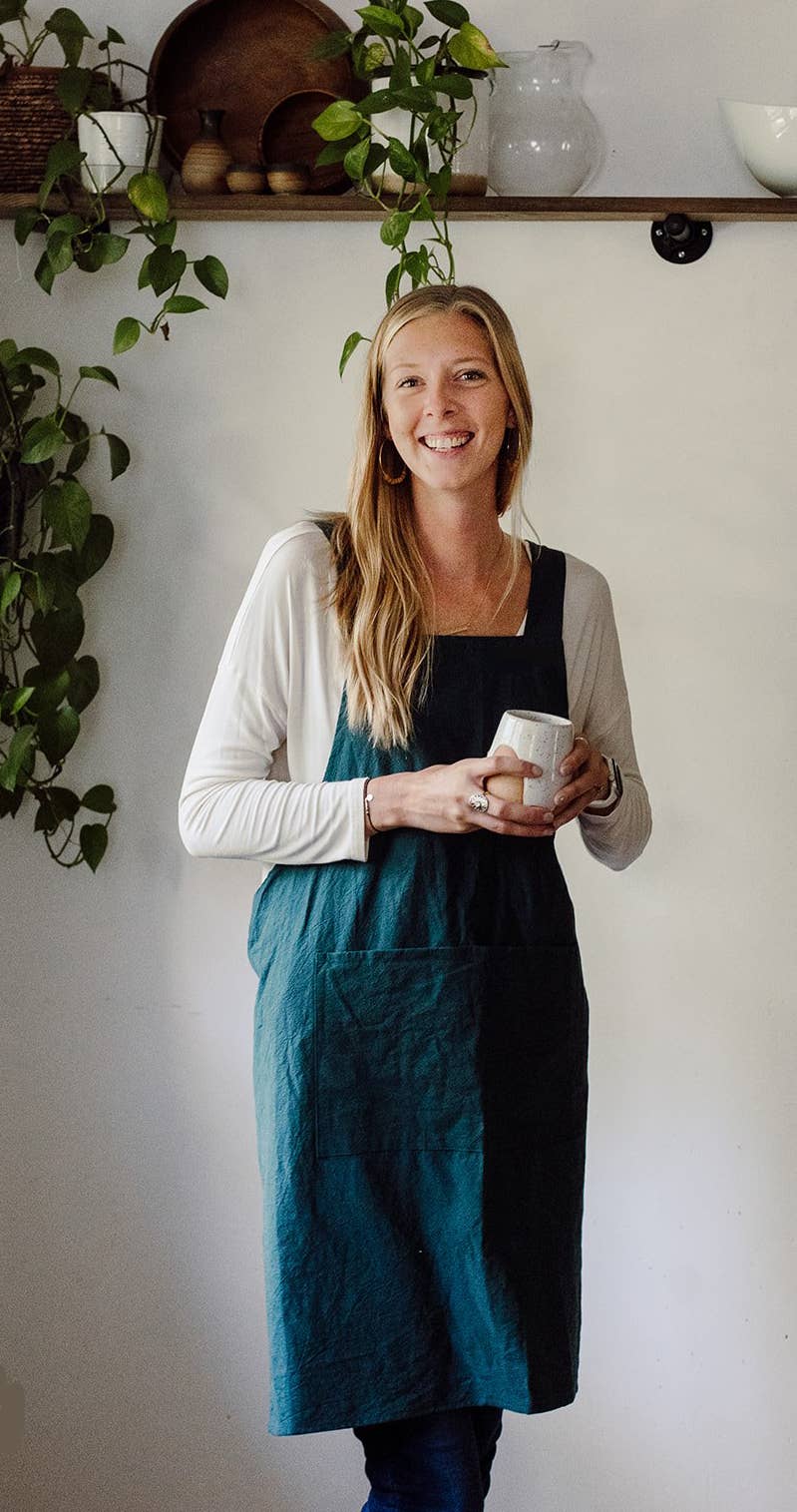 Cotton Cross Back Apron