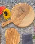 Olive Wood Medium Round Cheese Board