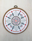 Floral Mandala Embroidery Kit