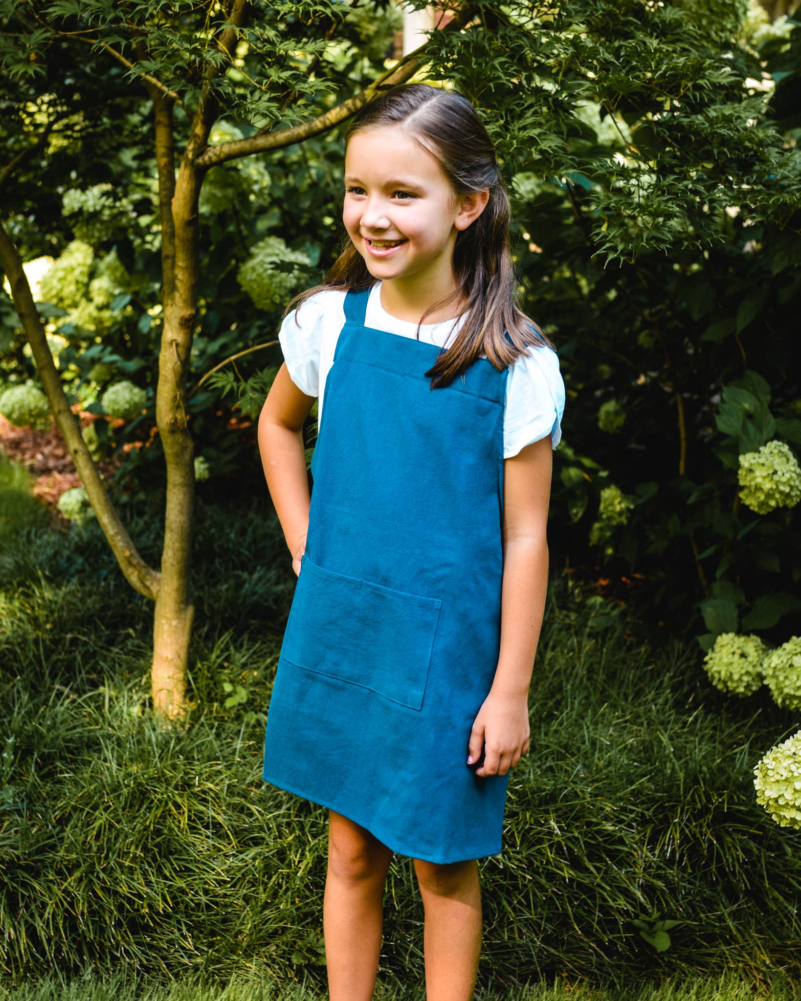 Cotton Cross Back Apron