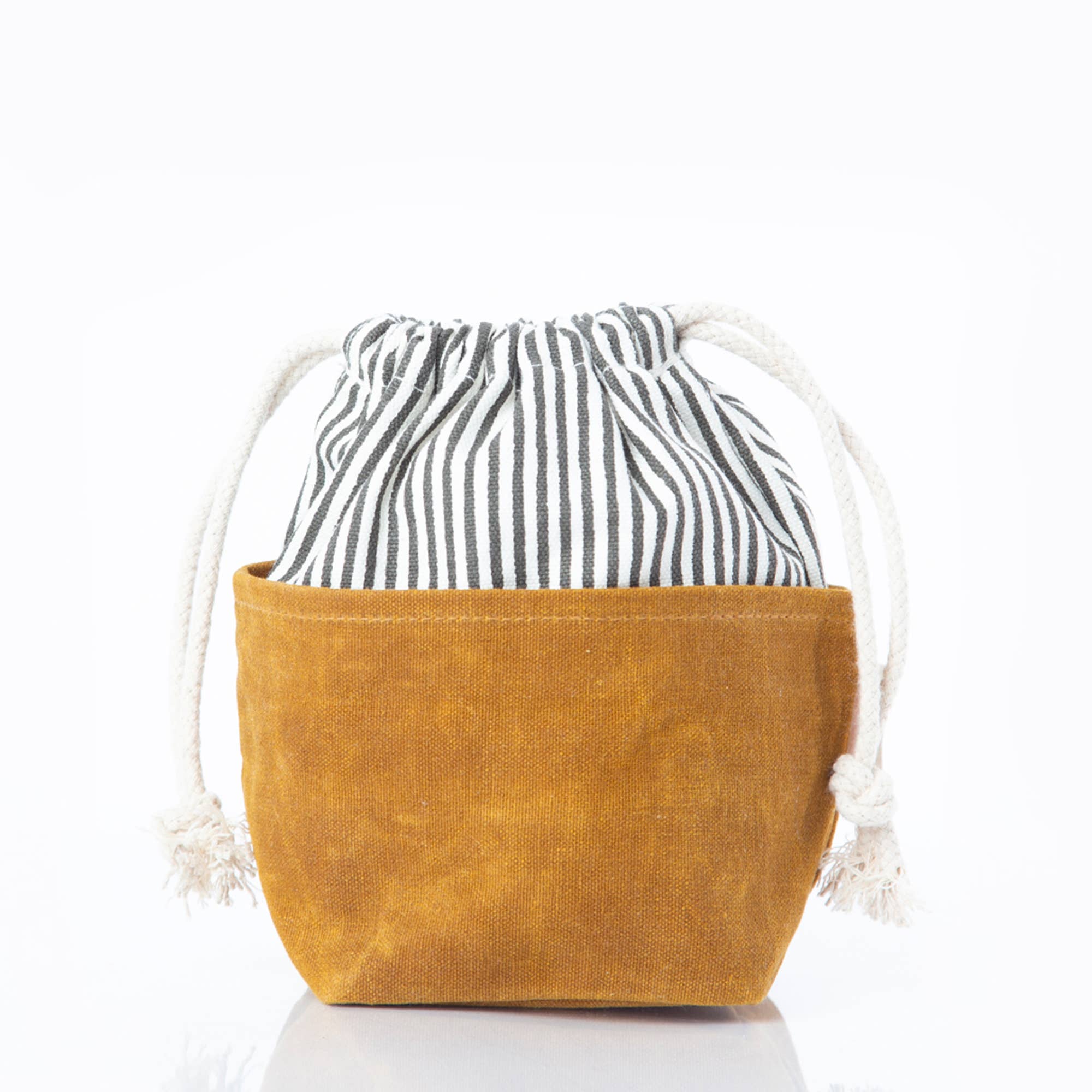 Stylish Waxed Canvas Bin - Small