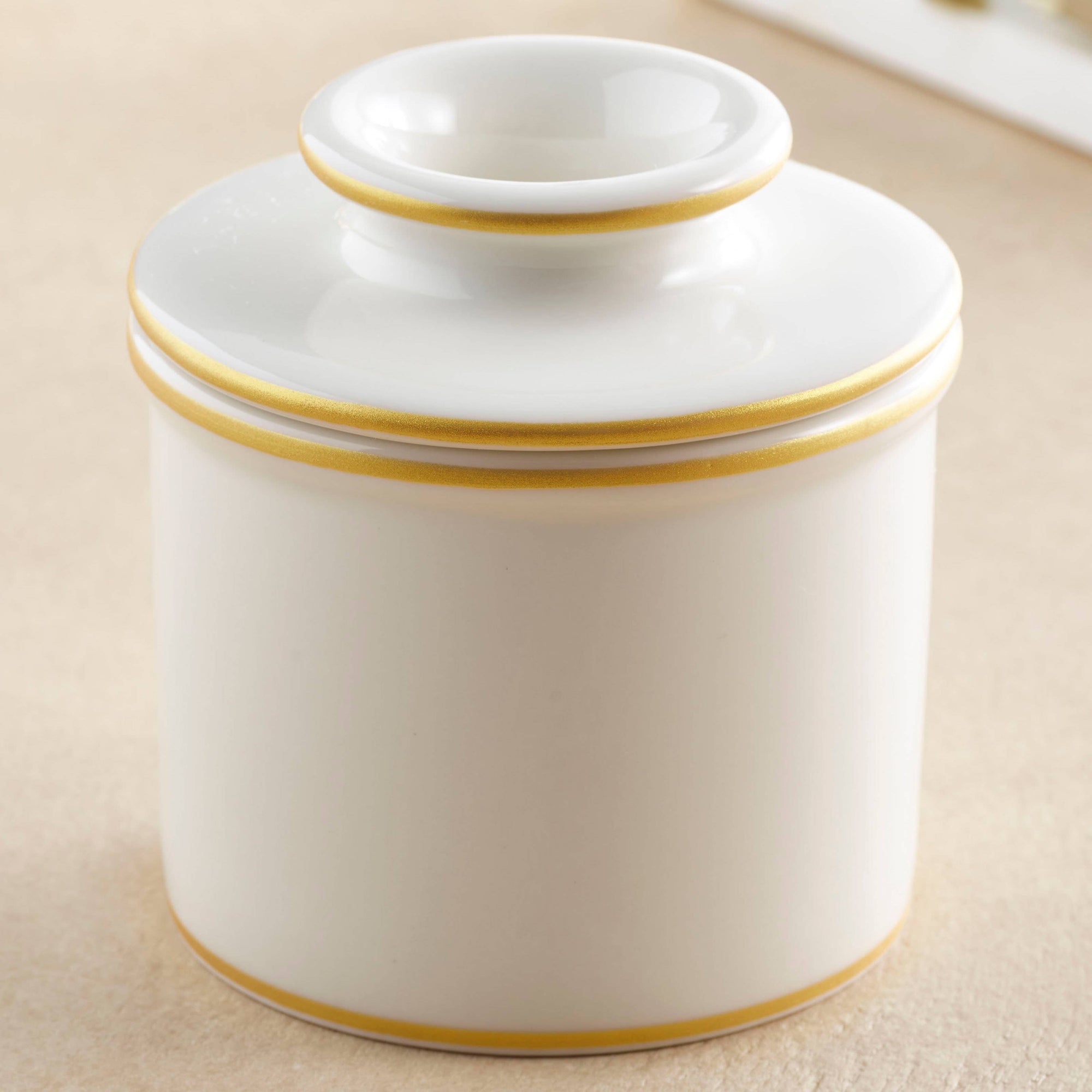 French Butter Bell - Le Bistro Gold Trim