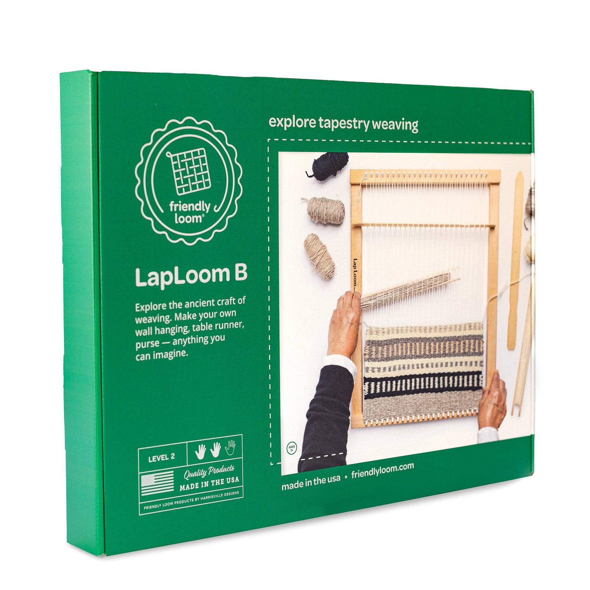Wooden Lap Loom for Weaving