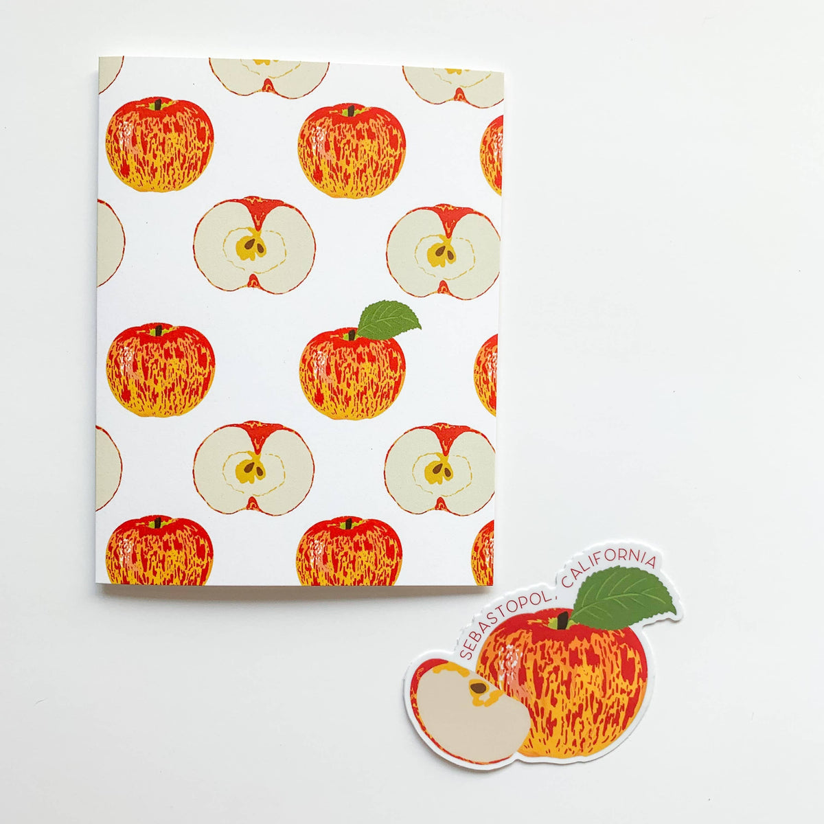 Gravenstein Apples Greeting Card