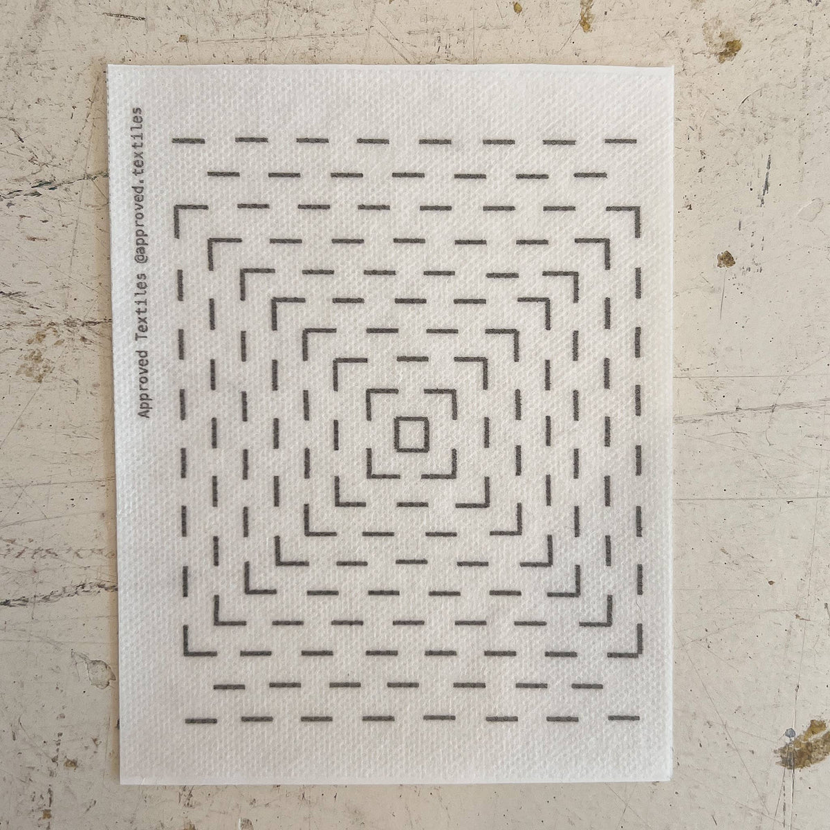 Large Squares - Minimal Mending + Embellishment Transfer