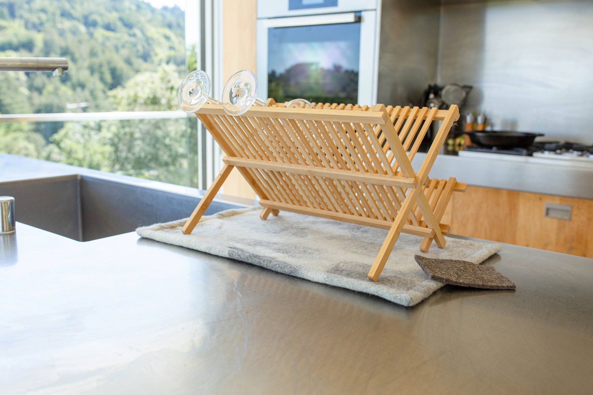 Felted Wool Dish Sponge - 3 Pack