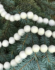 Garland - Felt White Balls