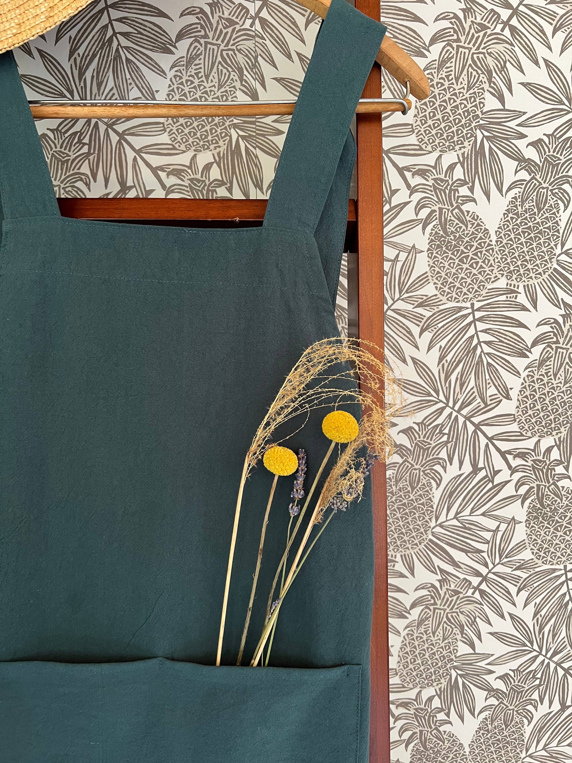 Cotton Cross Back Apron