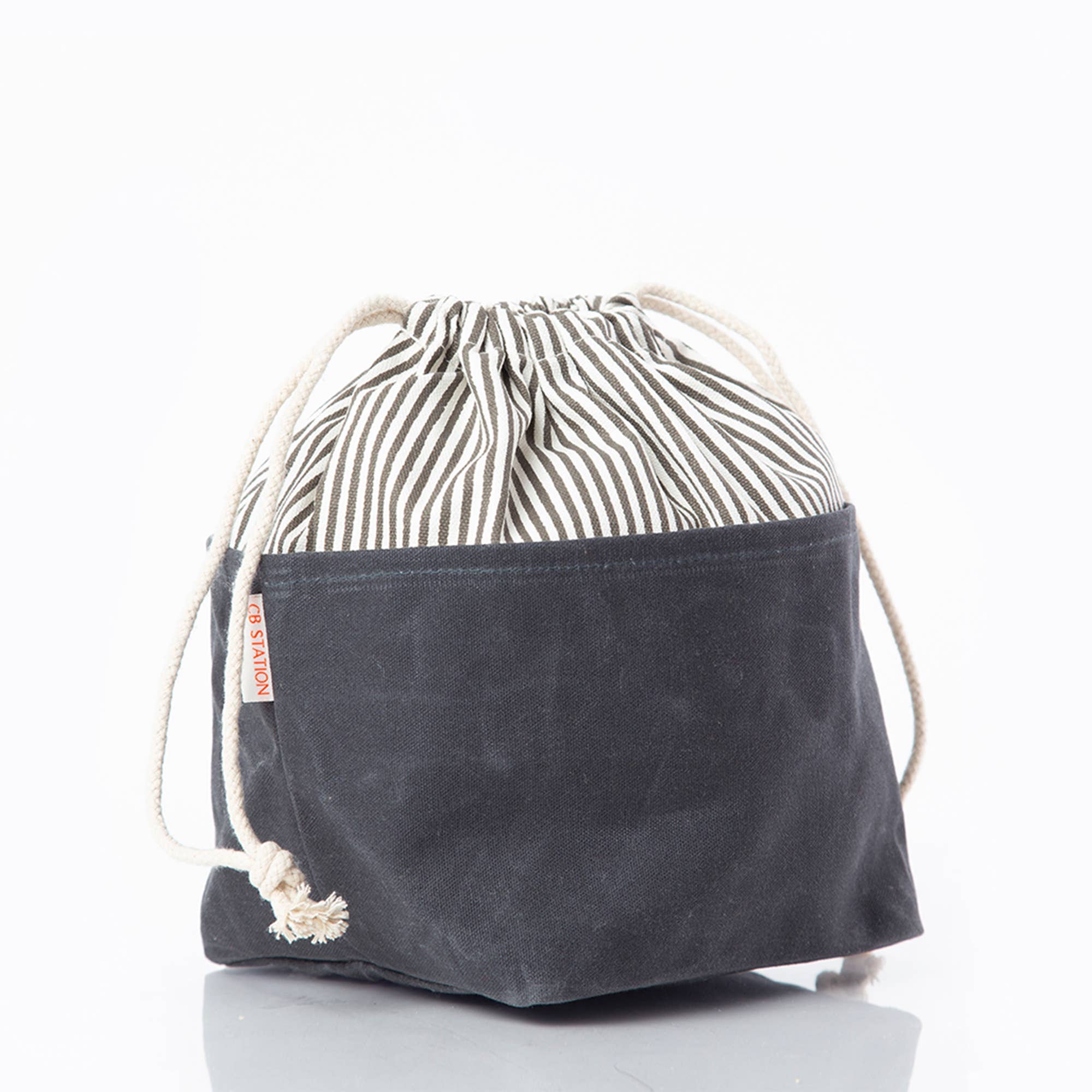 Stylish Waxed Canvas Bin - Medium