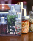 Mason Jar Fermentation Top with Integrated Press and Burpless Cap