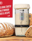 Ultimate Sourdough Starter Jar 24oz
