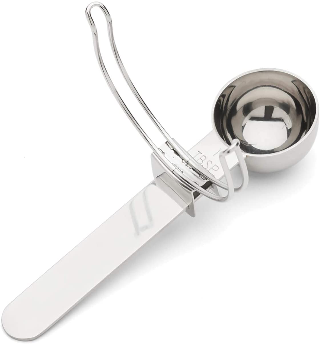 Jarware Coffee Scoop Wide Mouth Mason Jar, Stainless Steel