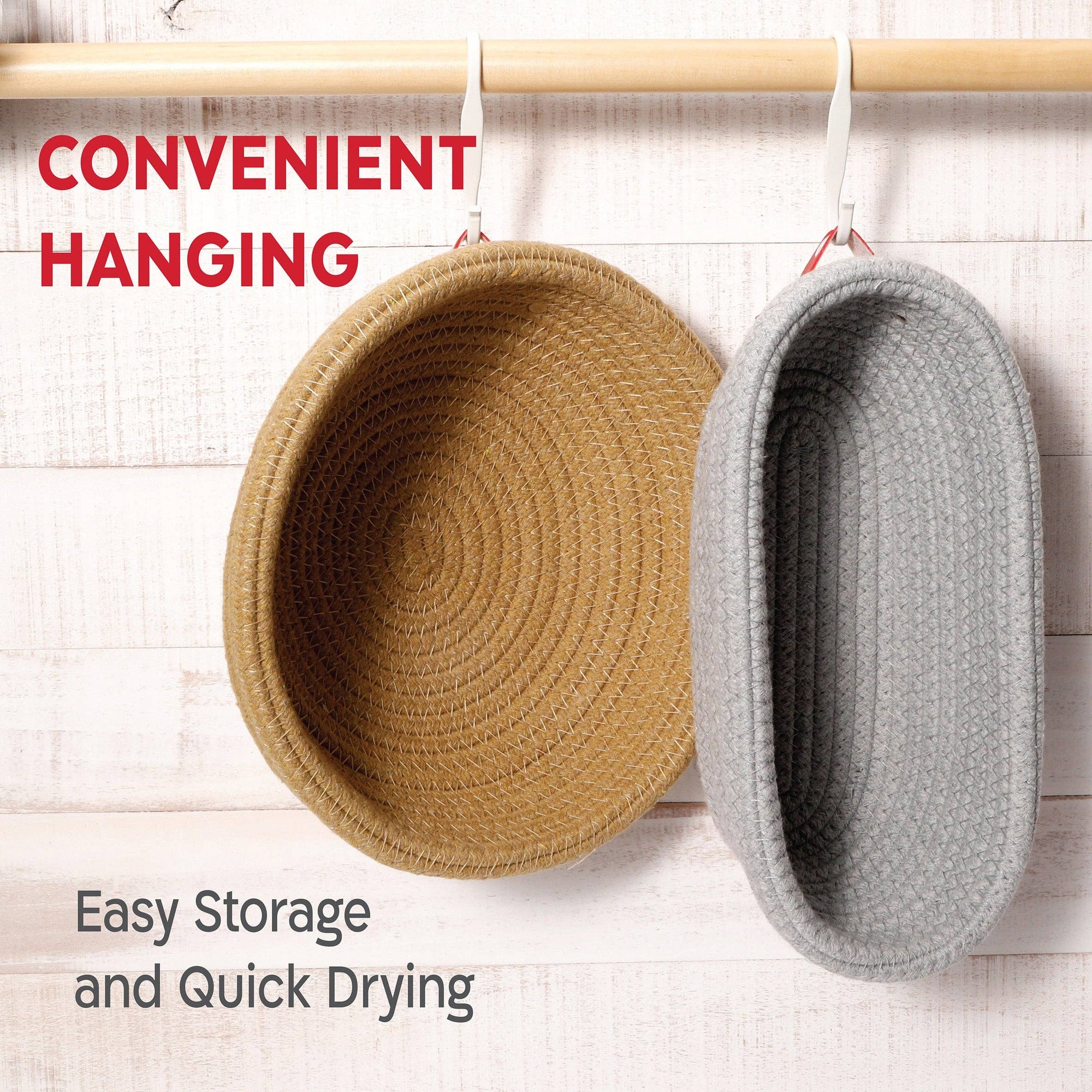 Oval Cotton Rope Proofing Baskets