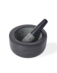 Fox Run Black Granite Mortar and Pestle,7.68" x 6.89 x 7.48"