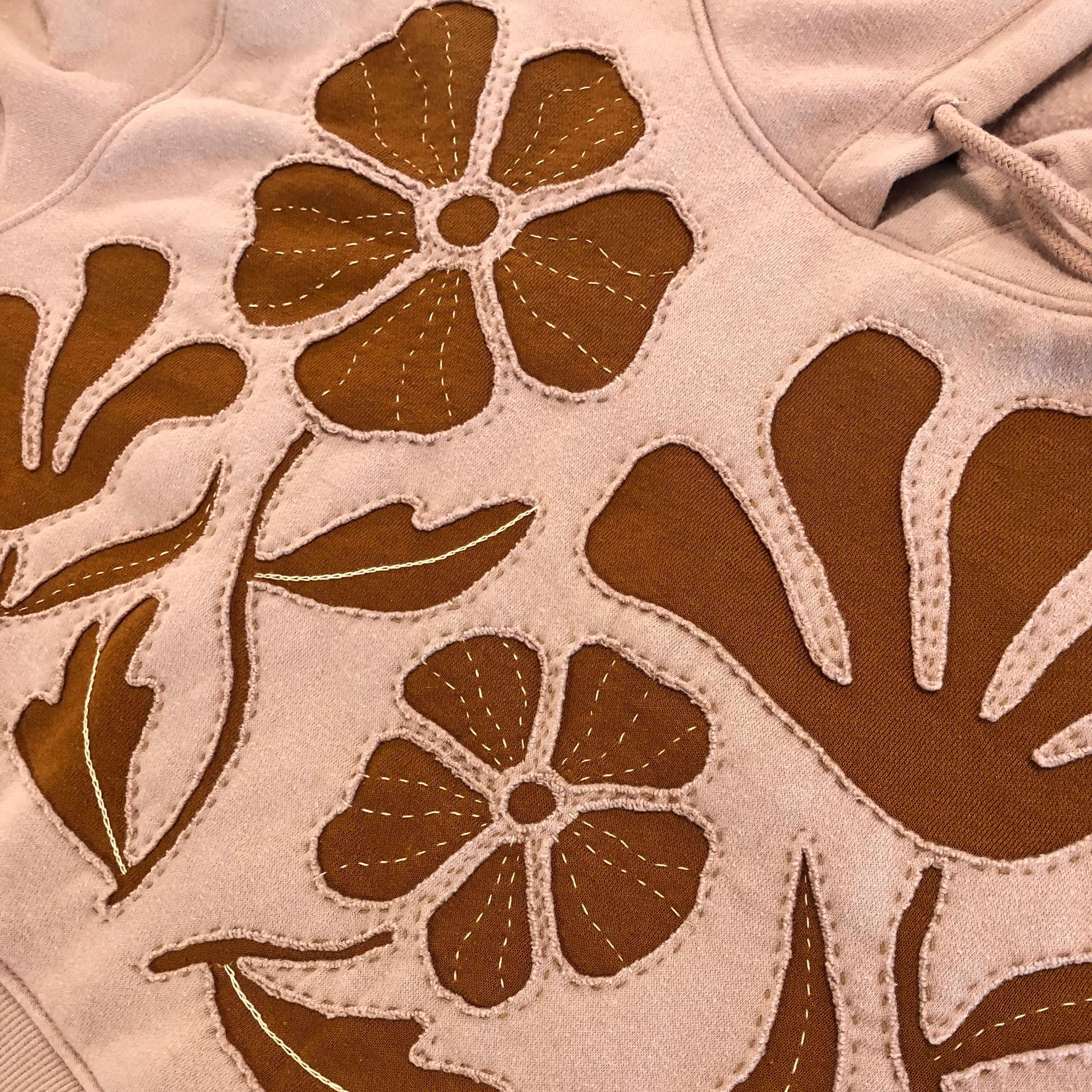 Reverse Appliqué: Upcyled Coasters